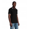 Sol's - Polo homme PRACTICE - Noir