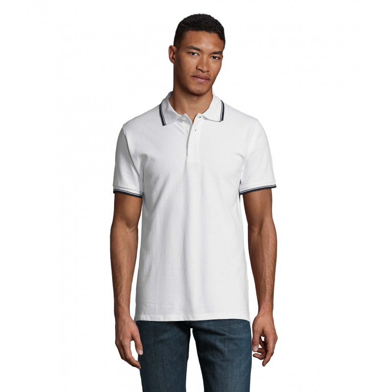 Sol's - Polo homme PRACTICE - Blanc