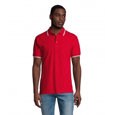 Sol's - Polo homme PRACTICE - Rouge