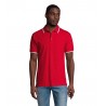Sol's - Polo homme PRACTICE - Rouge