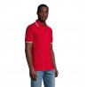 Sol's - Polo homme PRACTICE - Rouge