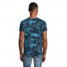 Sol's - Tee-shirt homme col rond CAMO MEN - Camo Bleu