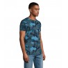Sol's - Tee-shirt homme col rond CAMO MEN - Camo Bleu