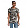 Sol's - Tee-shirt homme col rond CAMO MEN - Camo Gris