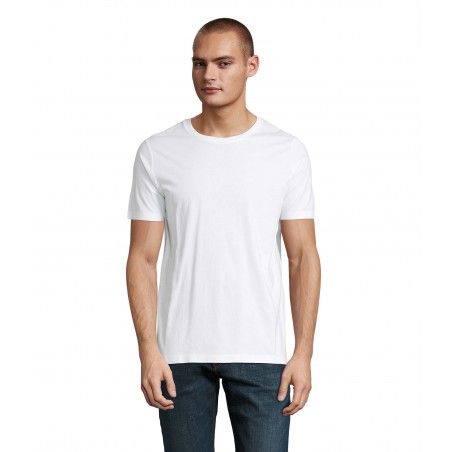 Neoblu - Tee-shirt manches courtes jersey mercerisé homme LUCAS MEN - Blanc Optique