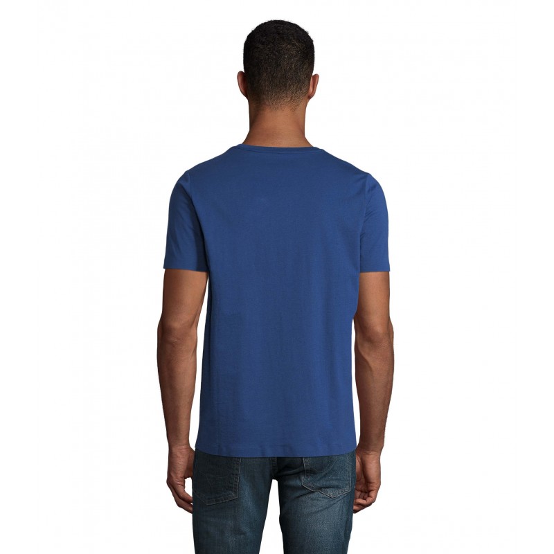 Neoblu - Tee-shirt manches courtes jersey mercerisé homme LUCAS MEN - Bleu Intense