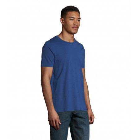 Neoblu - Tee-shirt manches courtes jersey mercerisé homme LUCAS MEN - Bleu Intense