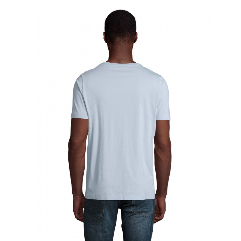 Neoblu - Tee-shirt manches courtes jersey mercerisé homme LUCAS MEN - Bleu Léger