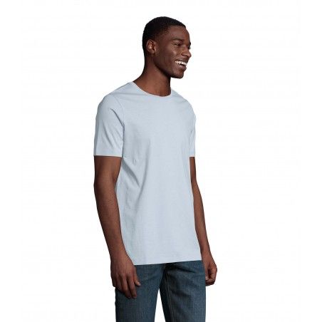 Neoblu - Tee-shirt manches courtes jersey mercerisé homme LUCAS MEN - Bleu Léger