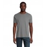 Neoblu - Tee-shirt manches courtes jersey mercerisé homme LUCAS MEN - Gris Léger