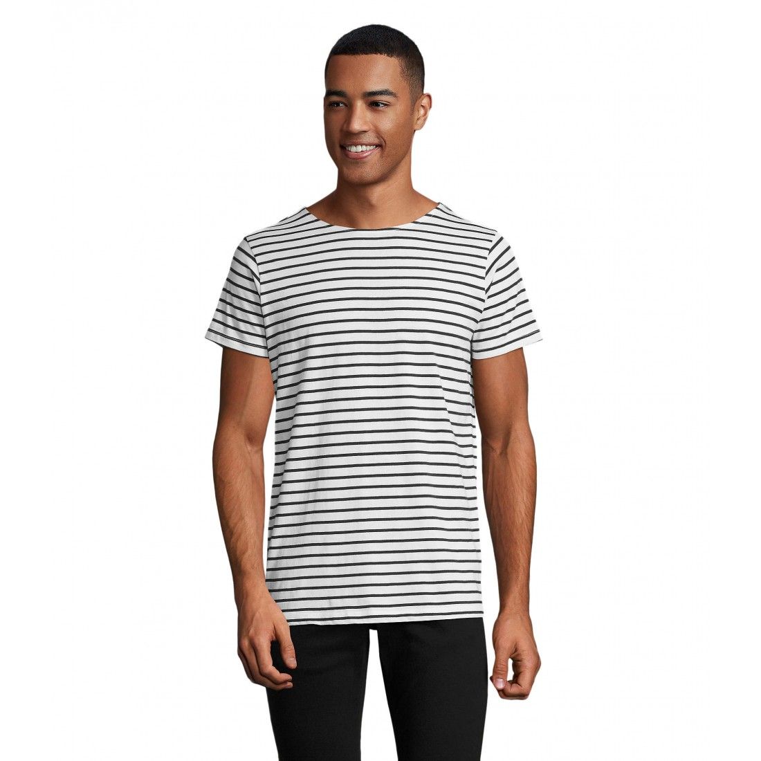 T shirt best sale homme rayé