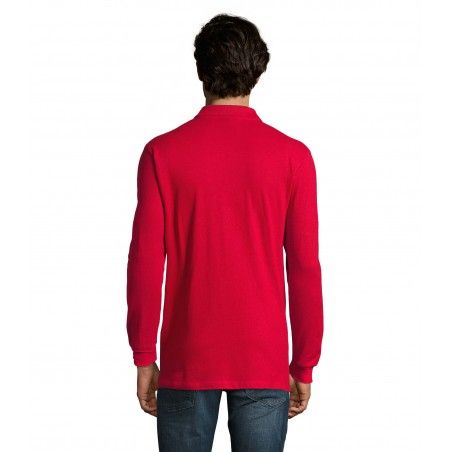 Sol's - Polo homme STAR - Rouge
