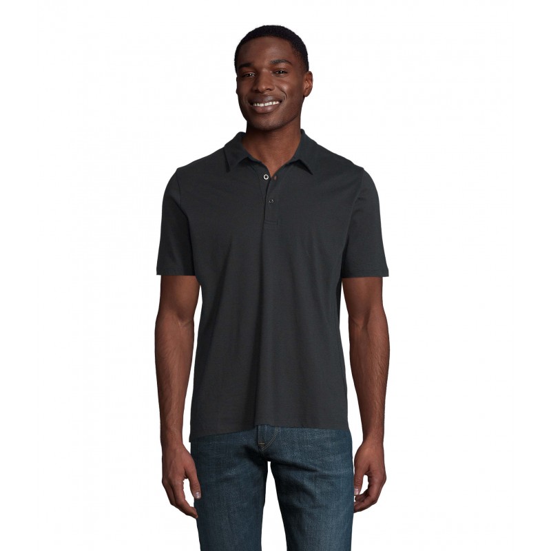 Neoblu - Polo jersey homme OCTAVE MEN - Noir Profond