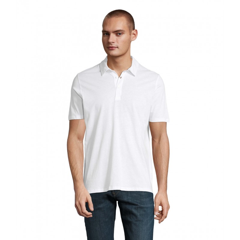 Neoblu - Polo jersey homme OCTAVE MEN - Blanc Optique