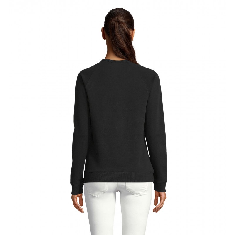 Neoblu - Sweat-shirt col rond french terry femme NELSON WOMEN - Noir Profond