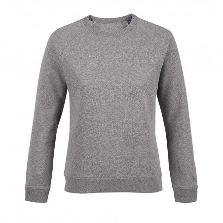 Neoblu - Sweat-shirt col rond french terry femme NELSON WOMEN - Gris Chiné