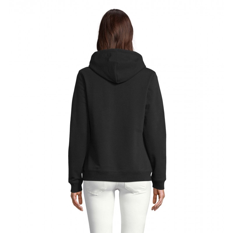 Neoblu - Sweat-shirt à capuche french terry femme NICHOLAS WOMEN - Noir Profond