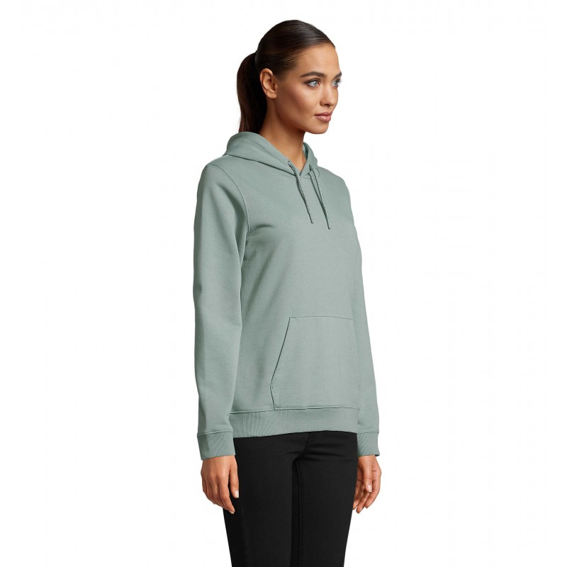 Neoblu - Sweat-shirt à capuche french terry femme NICHOLAS WOMEN - Dusty Green