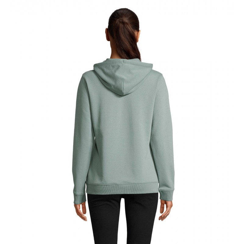 Neoblu - Sweat-shirt à capuche french terry femme NICHOLAS WOMEN - Dusty Green