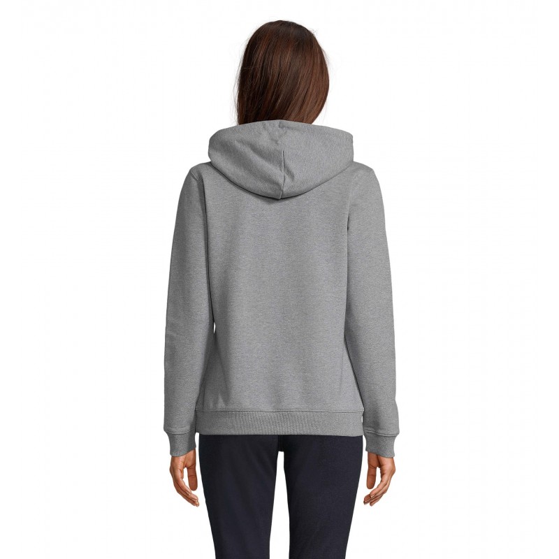 Neoblu - Sweat-shirt à capuche french terry femme NICHOLAS WOMEN - Gris Chiné