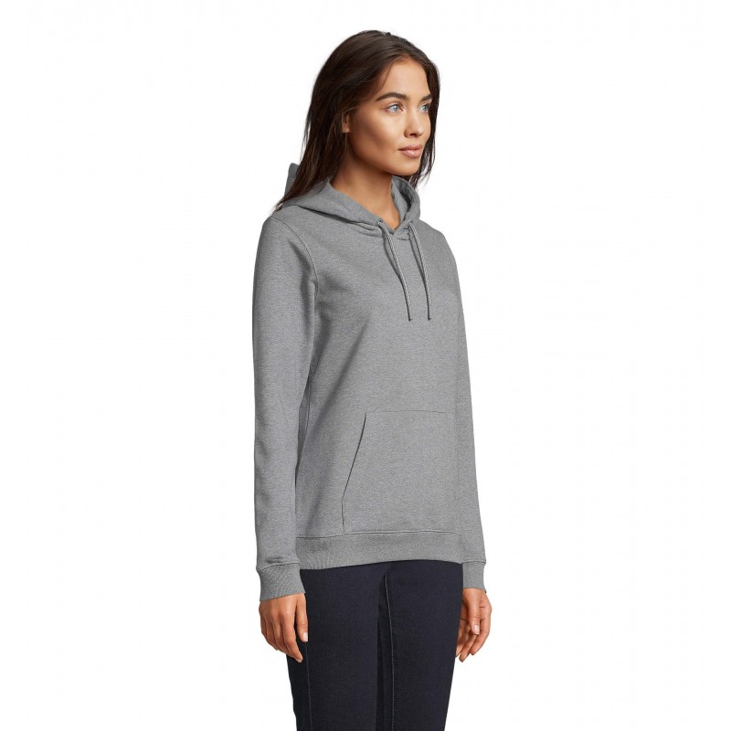 Neoblu - Sweat-shirt à capuche french terry femme NICHOLAS WOMEN - Gris Chiné