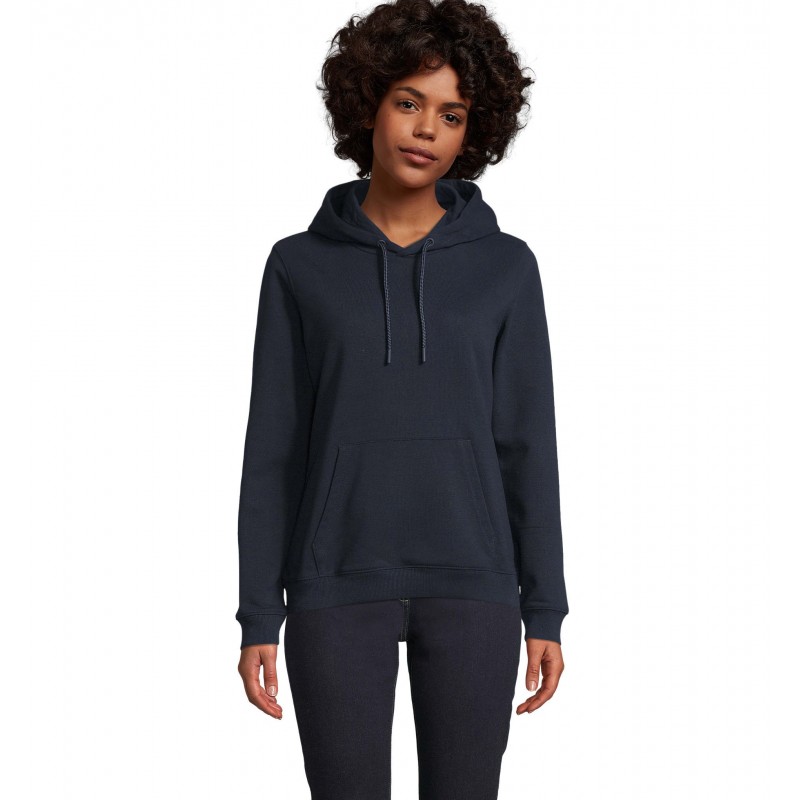 Neoblu - Sweat-shirt à capuche french terry femme NICHOLAS WOMEN - Nuit