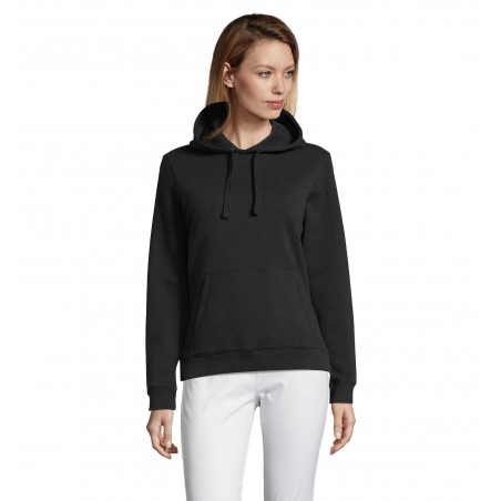 Sol's - Sweat-shirt femme à capuche SPENCER WOMEN - Noir