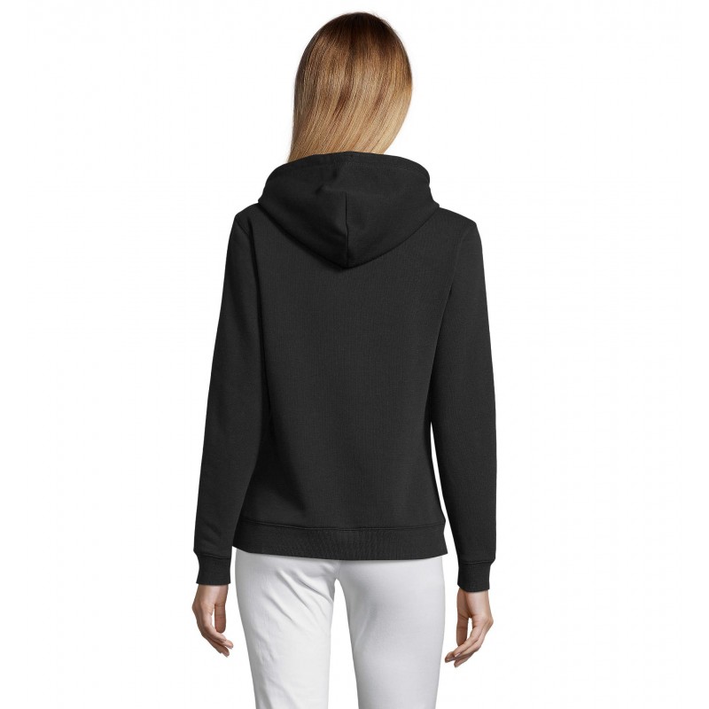 Sol's - Sweat-shirt femme à capuche SPENCER WOMEN - Noir