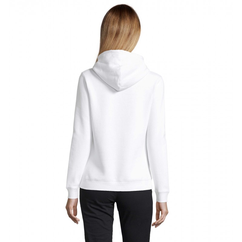 Sol's - Sweat-shirt femme à capuche SPENCER WOMEN - Blanc