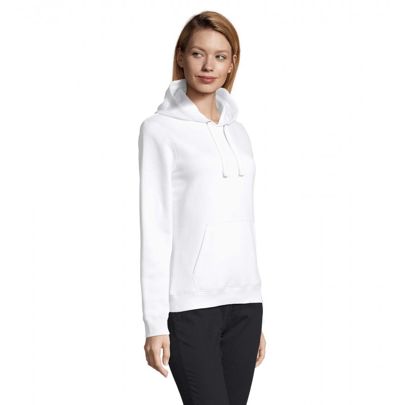 Sol's - Sweat-shirt femme à capuche SPENCER WOMEN - Blanc