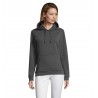 Sol's - Sweat-shirt femme à capuche SPENCER WOMEN - Anthracite Chiné