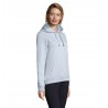 Sol's - Sweat-shirt femme à capuche SPENCER WOMEN - Bleu Crémeux