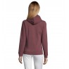 Sol's - Sweat-shirt femme à capuche SPENCER WOMEN - Oxblood Chiné