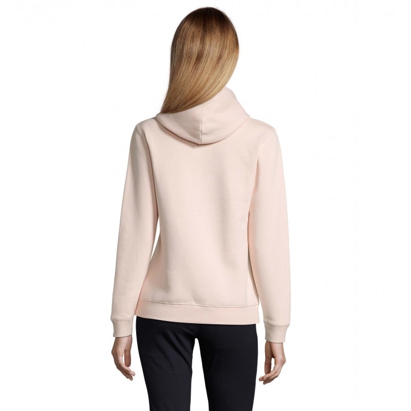 Sol's - Sweat-shirt femme à capuche SPENCER WOMEN - Rose Crémeux