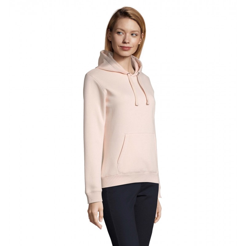 Sol's - Sweat-shirt femme à capuche SPENCER WOMEN - Rose Crémeux