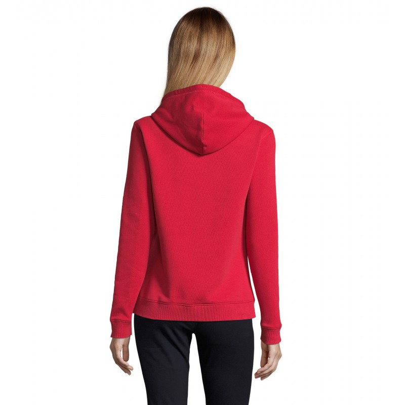 Sol's - Sweat-shirt femme à capuche SPENCER WOMEN - Rouge