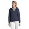 Sol's - Veste zippée femme à capuche SPIKE WOMEN - French Marine