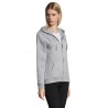 Sol's - Veste zippée femme à capuche SPIKE WOMEN - Gris Chiné