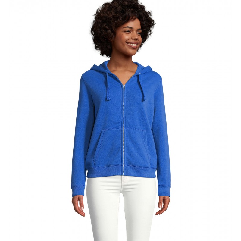 Sol's - Veste zippée femme à capuche SPIKE WOMEN - Royal