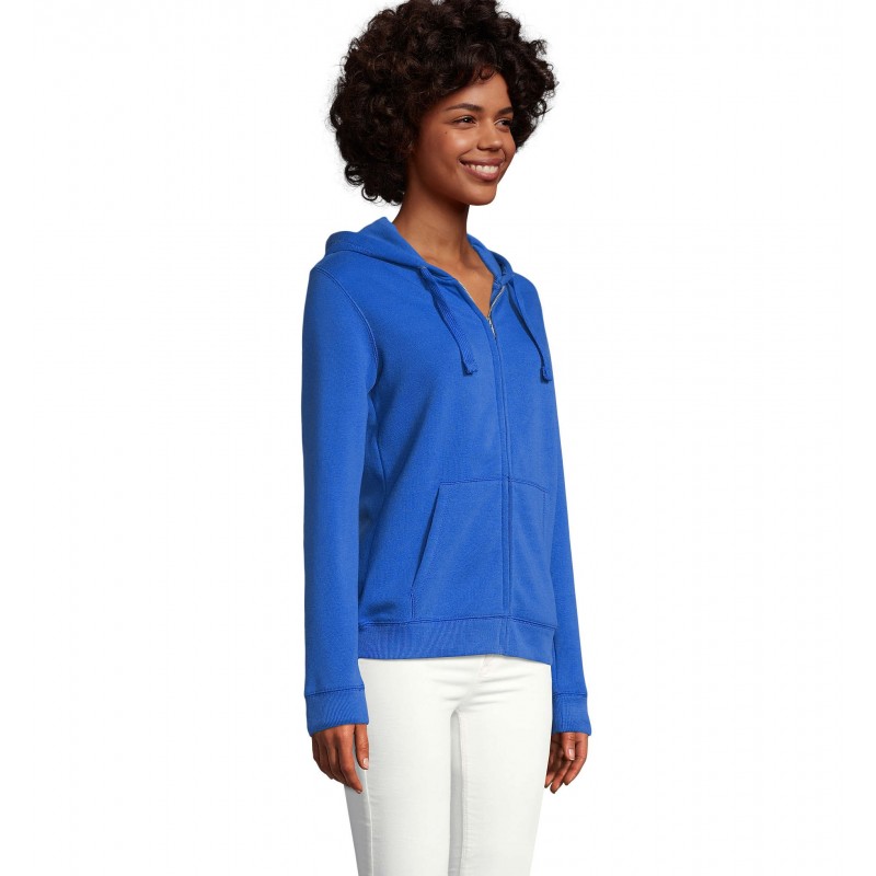 Sol's - Veste zippée femme à capuche SPIKE WOMEN - Royal