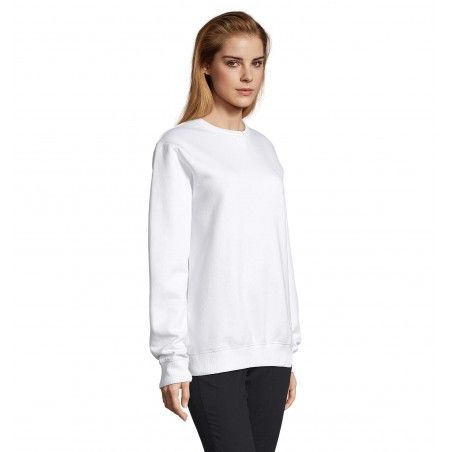 Sol's - Sweat-shirt femme col rond SULLY WOMEN - Blanc