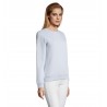 Sol's - Sweat-shirt femme col rond SULLY WOMEN - Bleu Crémeux