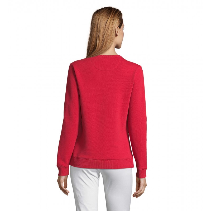Sol's - Sweat-shirt femme col rond SULLY WOMEN - Rouge