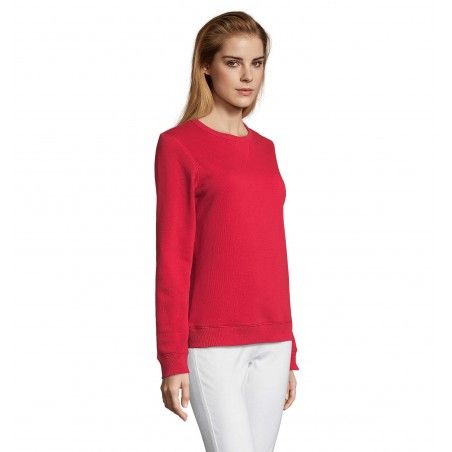 Sol's - Sweat-shirt femme col rond SULLY WOMEN - Rouge