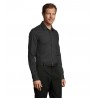 Sol's - Chemise homme stretch manches longues BLAKE MEN - Gris Titanium