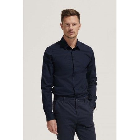 Sol's - Chemise homme stretch manches longues BLAKE MEN
