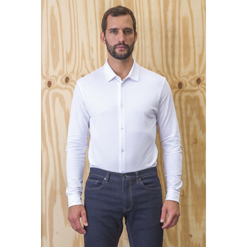 Neoblu - Chemise en coton piqué homme BASILE MEN