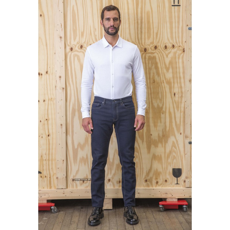 Neoblu - Chemise en coton piqué homme BASILE MEN