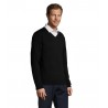 Sol's - Pull col v homme GALAXY MEN - Noir