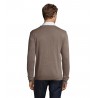 Sol's - Pull col v homme GALAXY MEN - Gris Moyen